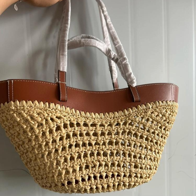 Luxury Raffia Straw Tote Bag,F - Women Bags On Sale recension och pris