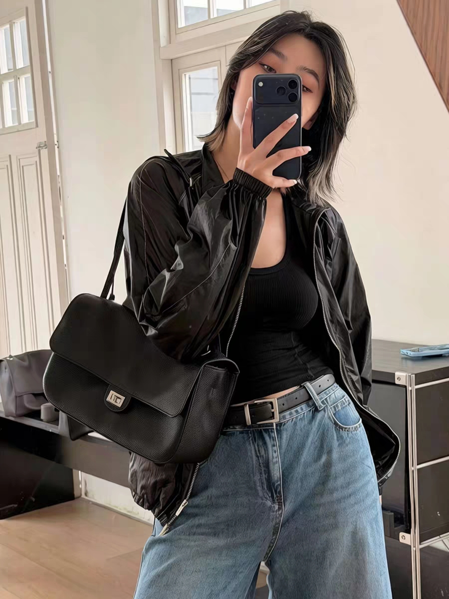 Genuine Leather Tote Bag Soft  - Women Bags 2026 Trends recension och pris