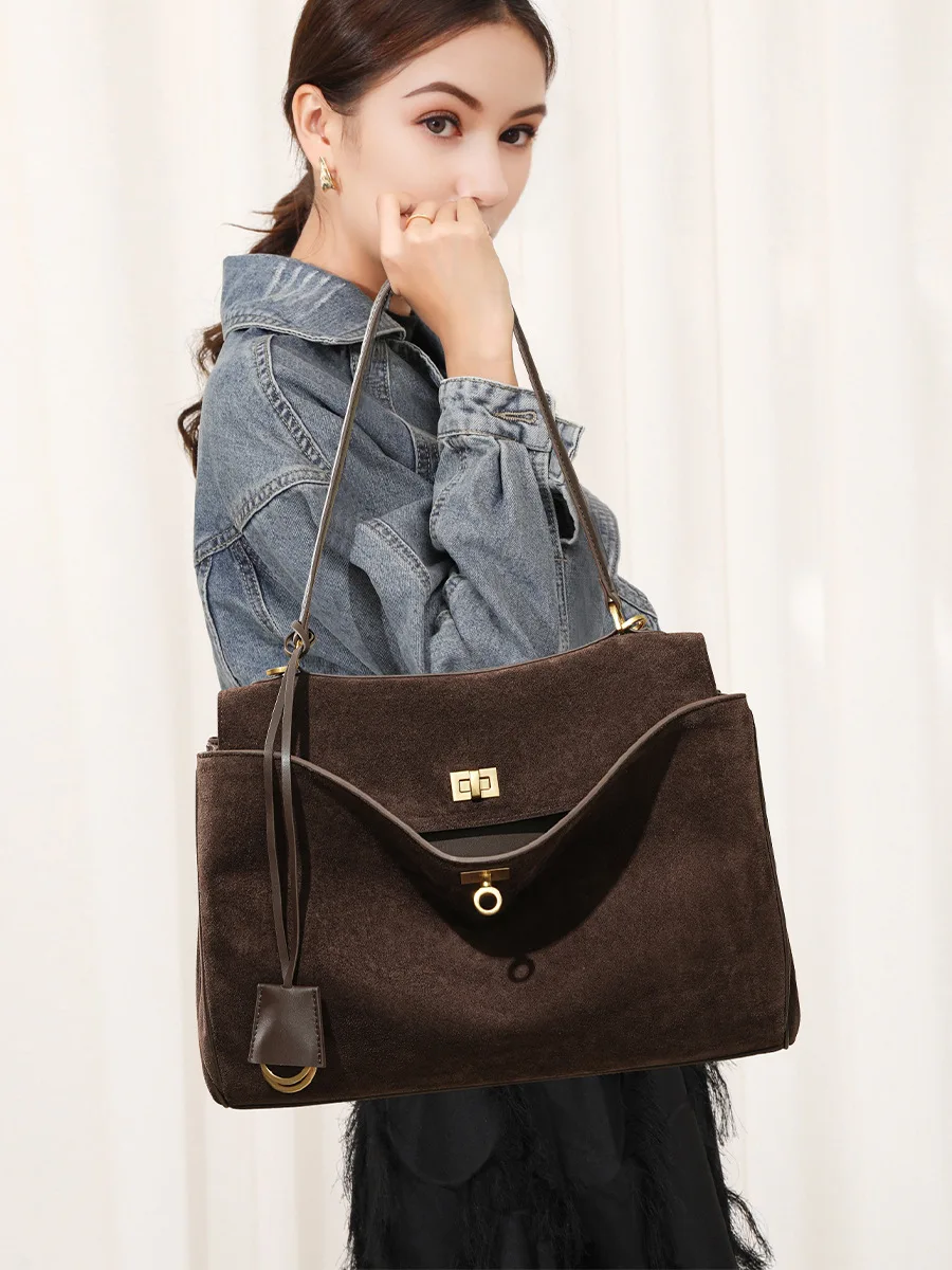 Autumn Winter Women's Suede Ge - Women Bags On Sale recension och pris